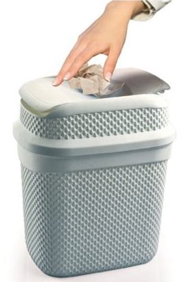 M-131 Drop-Shaped Waste Bin, 21 x 15.5 x 24 cm, 4 L - Image 2