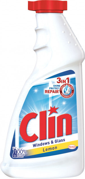 Clin Lemon Refill Glass Cleaner, 500 mL