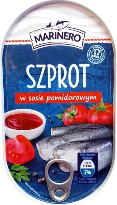 Marinero Sprats in Tomato Sauce, 170 g