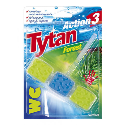 Tytan Action 3 Forest Toilet Bowl Freshener, 45 g