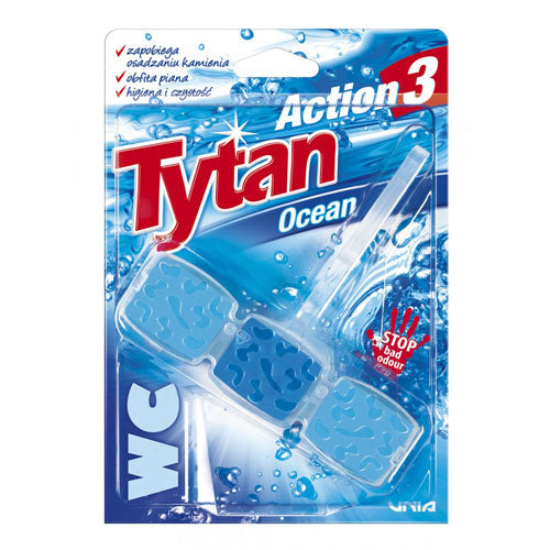 Tytan Action 3 Ocean Toilet Bowl Freshener, 45 g