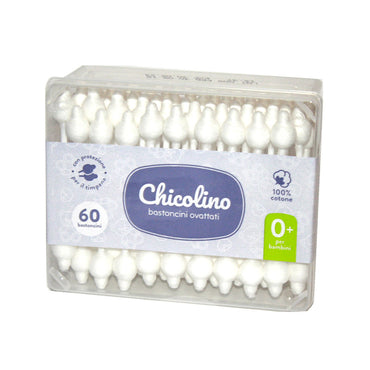 Chicolino Kids Cotton Swabs, 60 pcs - Image 2