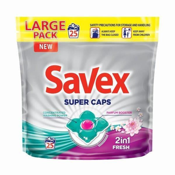 Savex 2-in-1 Fresh Laundry Pods, 25 pcs (Priced per Piece)
