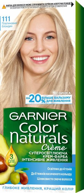 Garnier Color Naturals SE 111 Platinum Blonde Hair Color