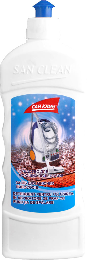 San Clean Carpet Cleaner for Extraction Machines, 500 mL