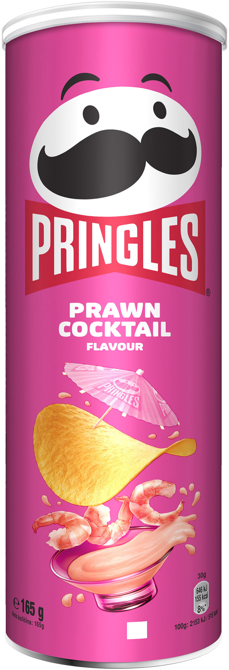 Pringles Prawn Cocktail Potato Chips, 165 g