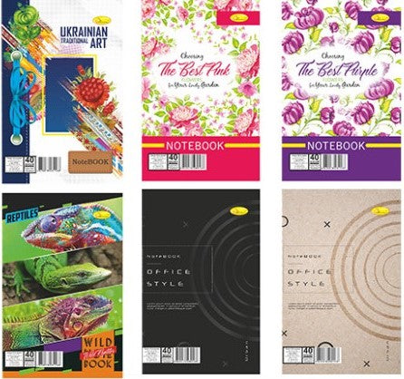 Apelsyn B-L5-40 A5 Spiral Notebook, 40 Sheets