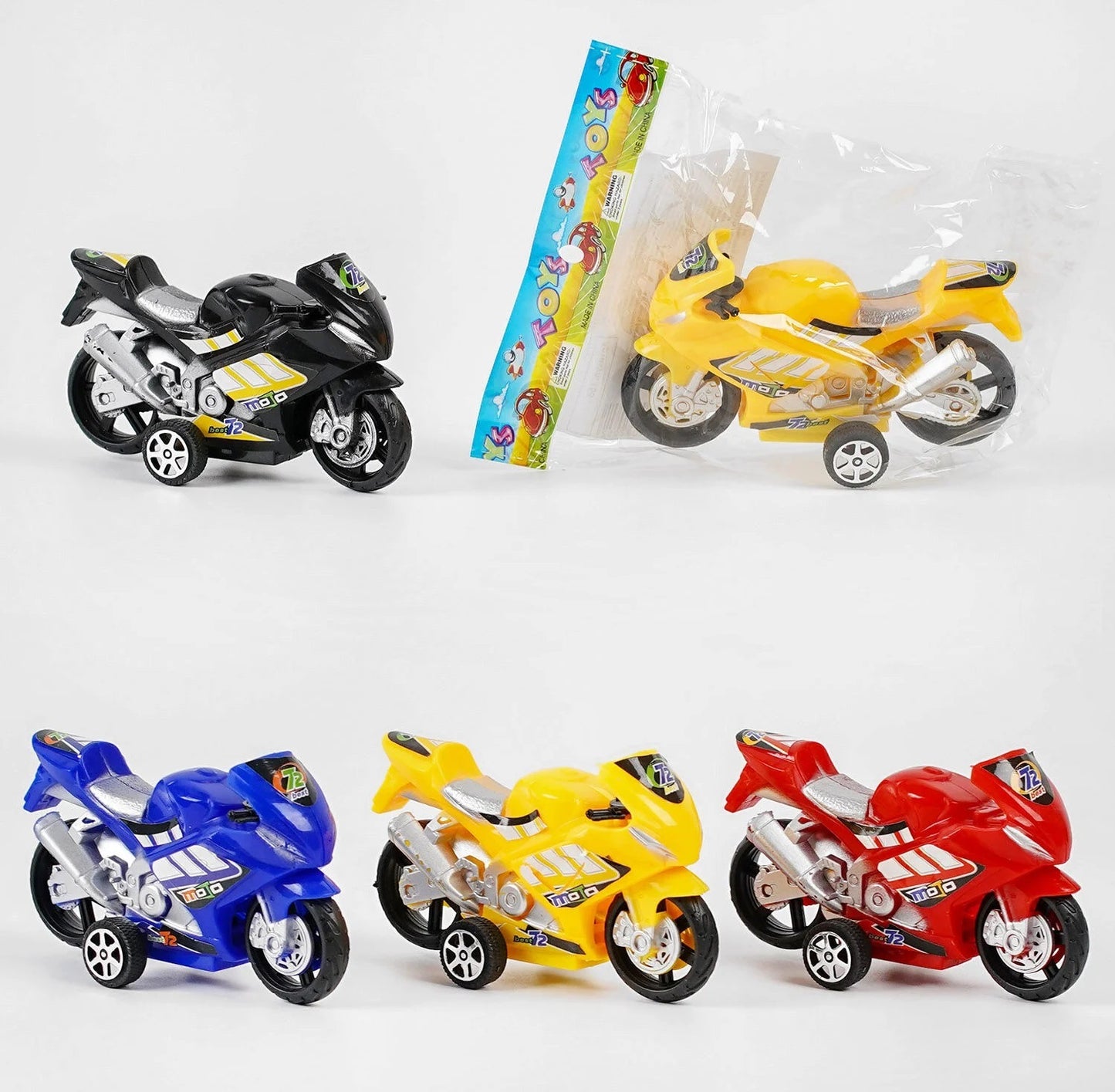 Toys 158 Toy Motorcycle in Bag