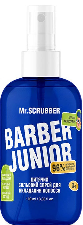 Mr.Scrubber Barber Junior Kids' Salt Hair Styling Spray, 100 mL