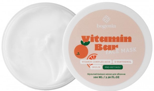 Bogenia Vitamin Bar Multivitamin Face Mask, 100 mL