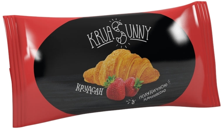 Kruasunny Strawberry-Filled Croissant, 65 g