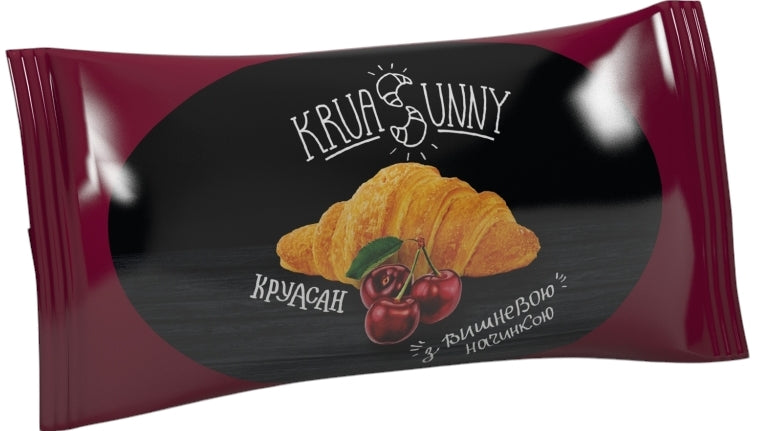 Kruasunny Cherry-Filled Croissant, 65 g