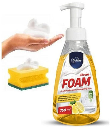 Deluxe Lemon Dishwashing Foam, 750 mL - Image 2