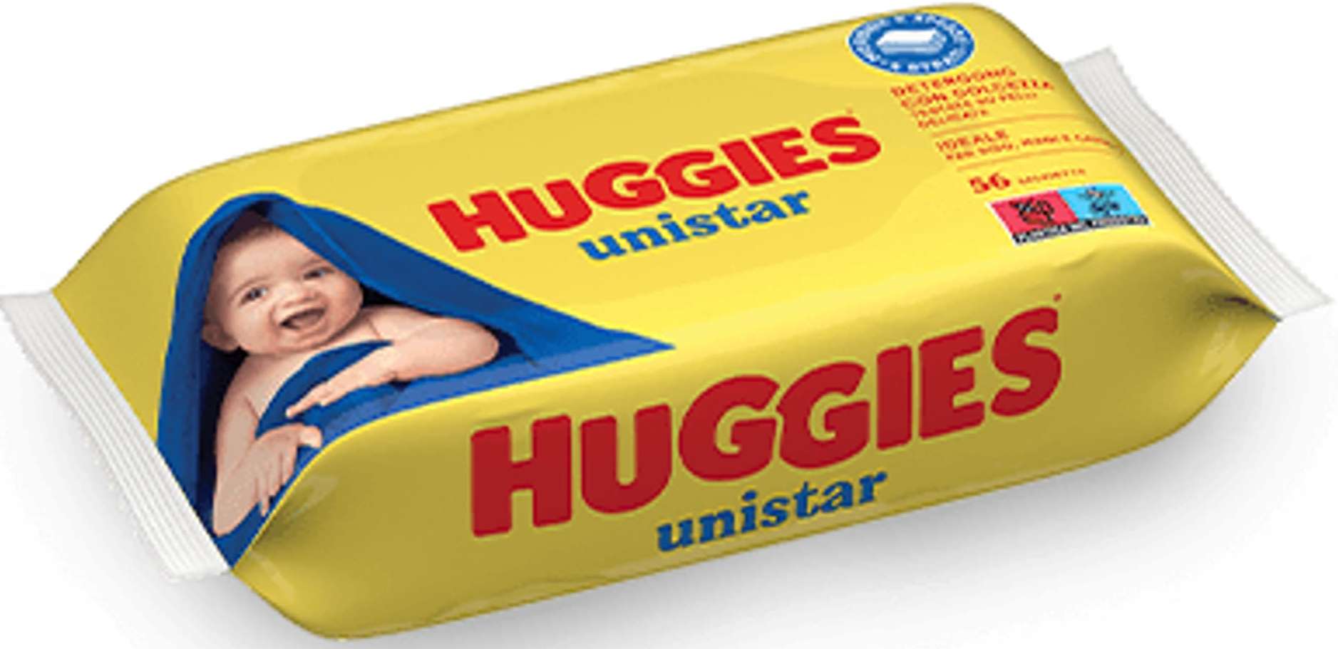 Huggies Unistar Kids Wet Wipes, 56 pcs