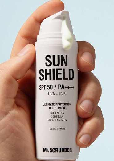 Mr.Scrubber Sun Shield SPF 50 Sunscreen Face Cream, 50 mL - Image 2
