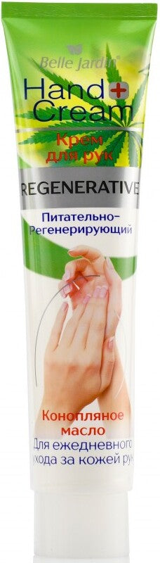 Belle Jardin Hemp Oil Nourishing & Regenerating Hand Cream, 125 mL