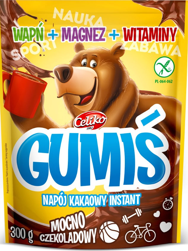 Celiko Gumiś Instant Cocoa, 300 g