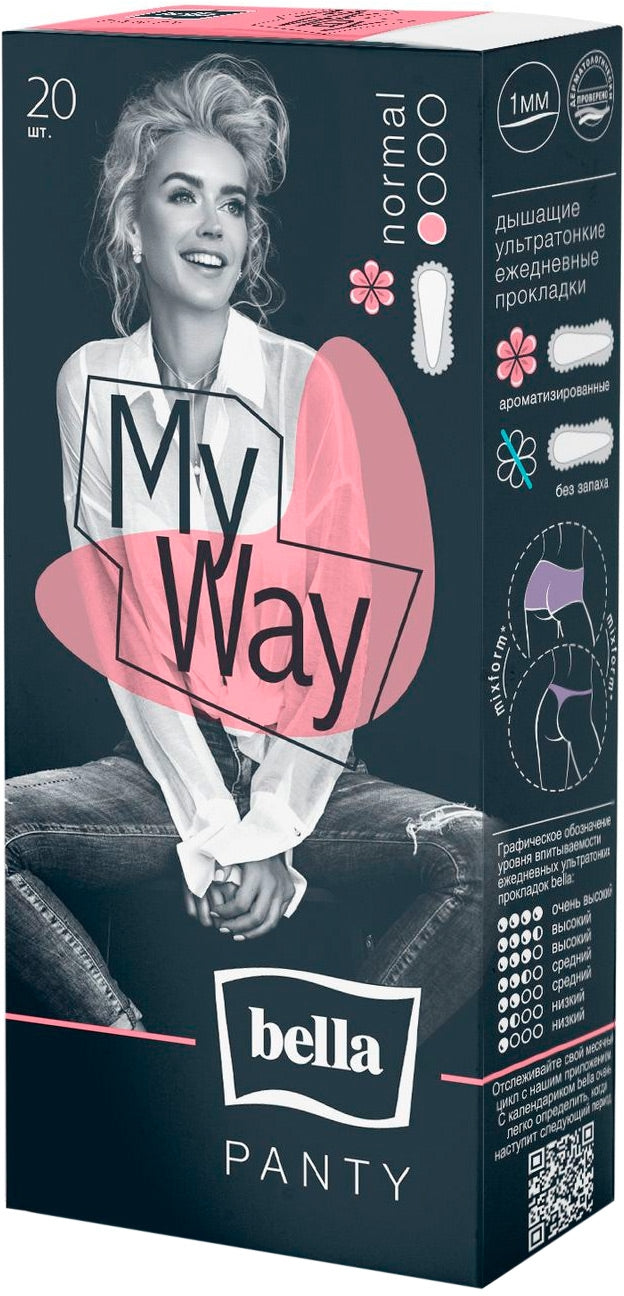 Bella My Way Deo Fresh Panty Liners, 20 pcs