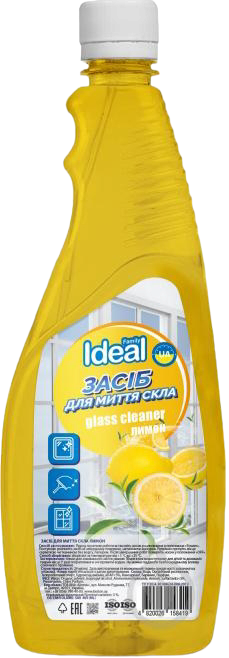 Family Ideal Lemon Glass Cleaner Refill, 500 mL