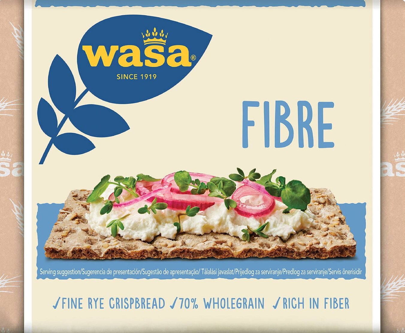 Wasa Fibre Rye Crispbread, 230 g