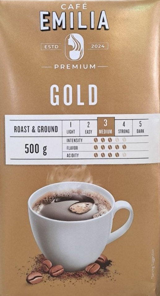 Emilia Premium Gold Ground Coffee, 500 g