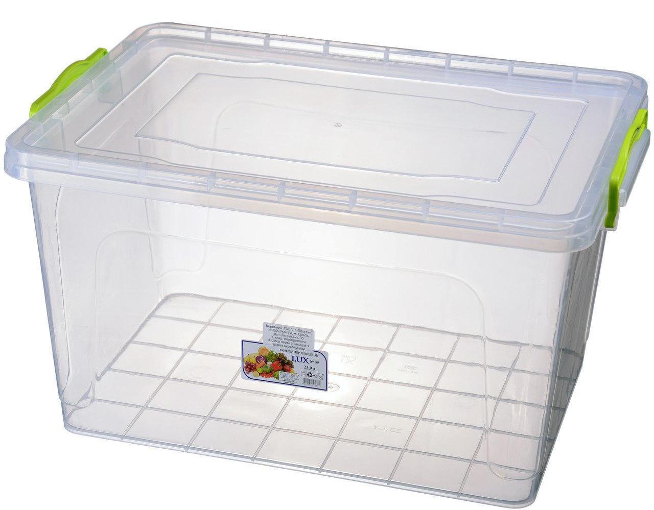 Al-Plastik LUX No. 9 Food Storage Container, 23 L