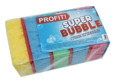Profit Super Bubble Porous Kitchen Sponges, 5 pcs - Image 2