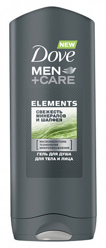 Dove Men's Mineral & Sage Freshness Shower Gel, 250 mL