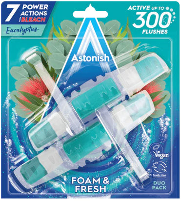 Astonish Eucalyptus Toilet Bowl Fresheners, 2 x 40 g