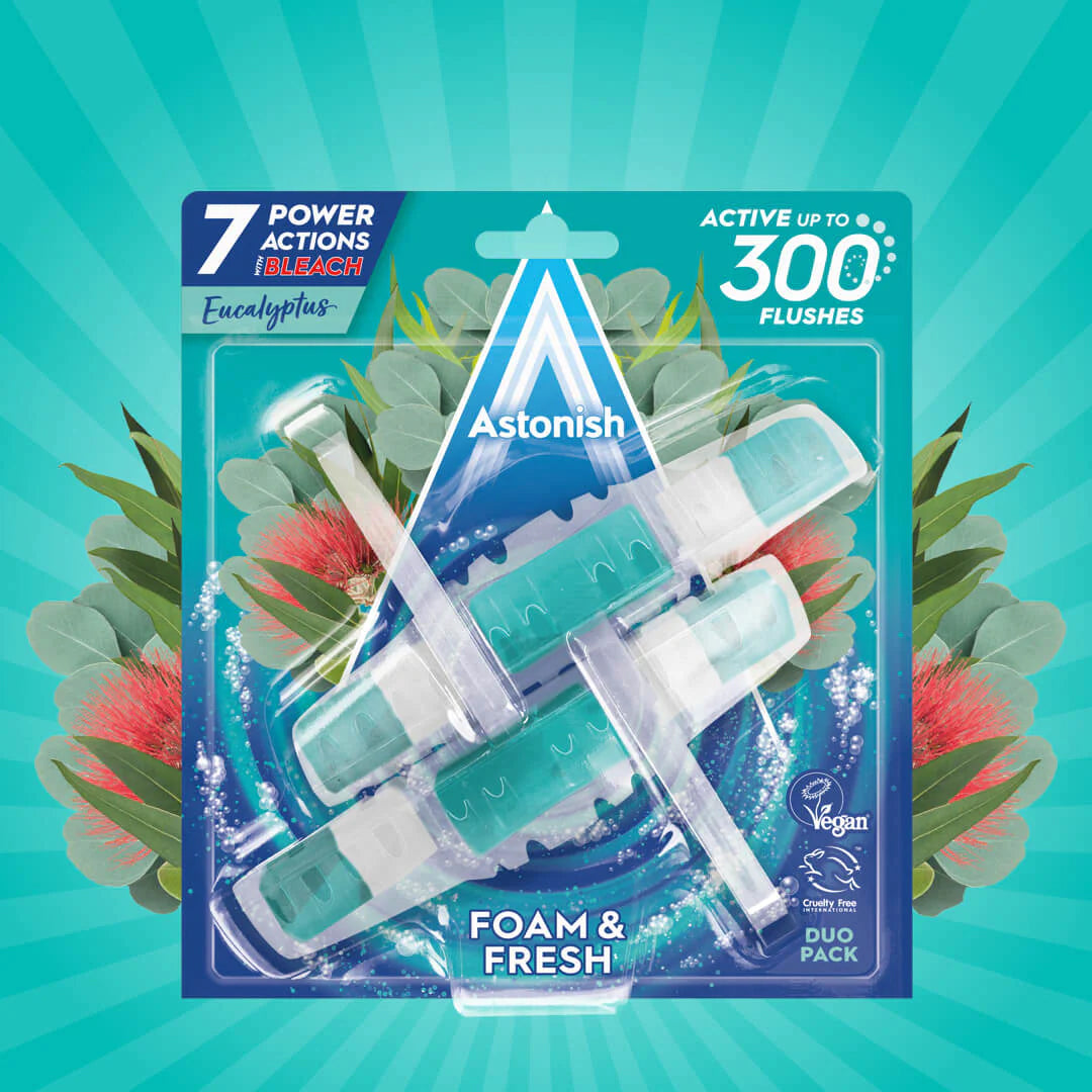 Astonish Eucalyptus Toilet Bowl Fresheners, 2 x 40 g - Image 2