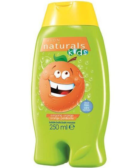 Avon Naturals Orange Mood Kids Shower Gel & Bath Foam, 250 mL
