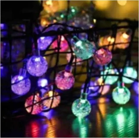 C54316 Bulb String Lights, Multicolor Light, 60 Lights