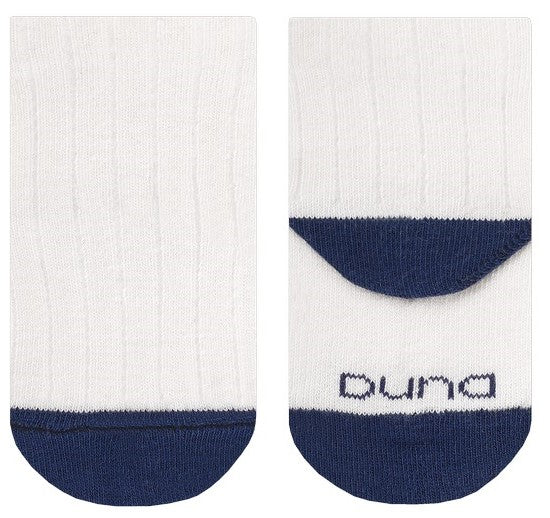 Duna 4318 Cream Spring/Fall Kids' Socks, Size 14-16