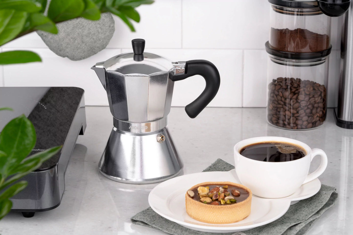Ardesto Gemini Piemonte AR0806AI Moka Pot, 6 Cups, 300 mL - Image 4