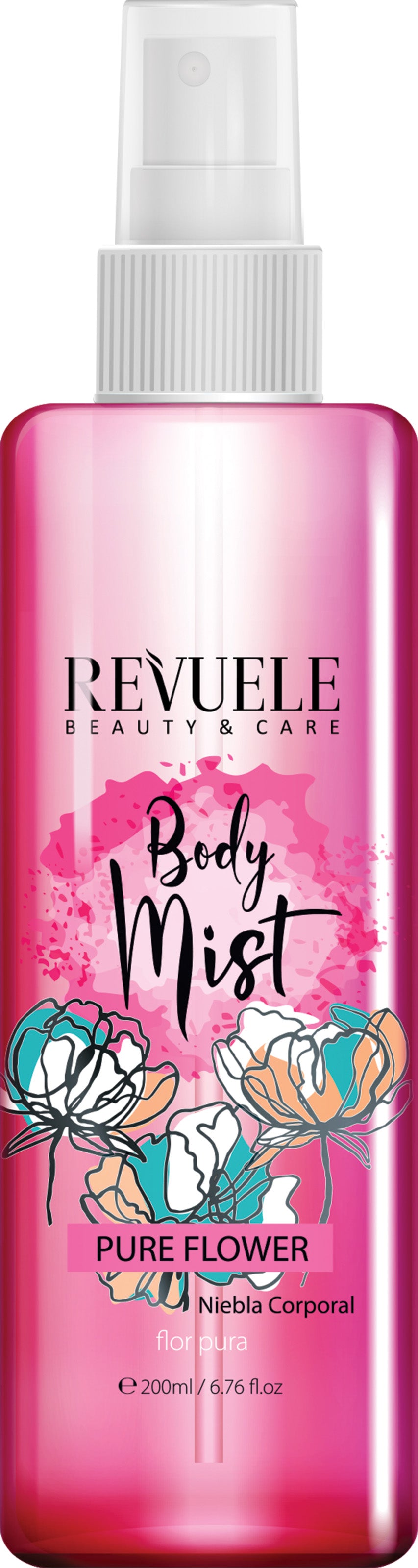 Revuele Pure Flower Body Mist, 200 mL