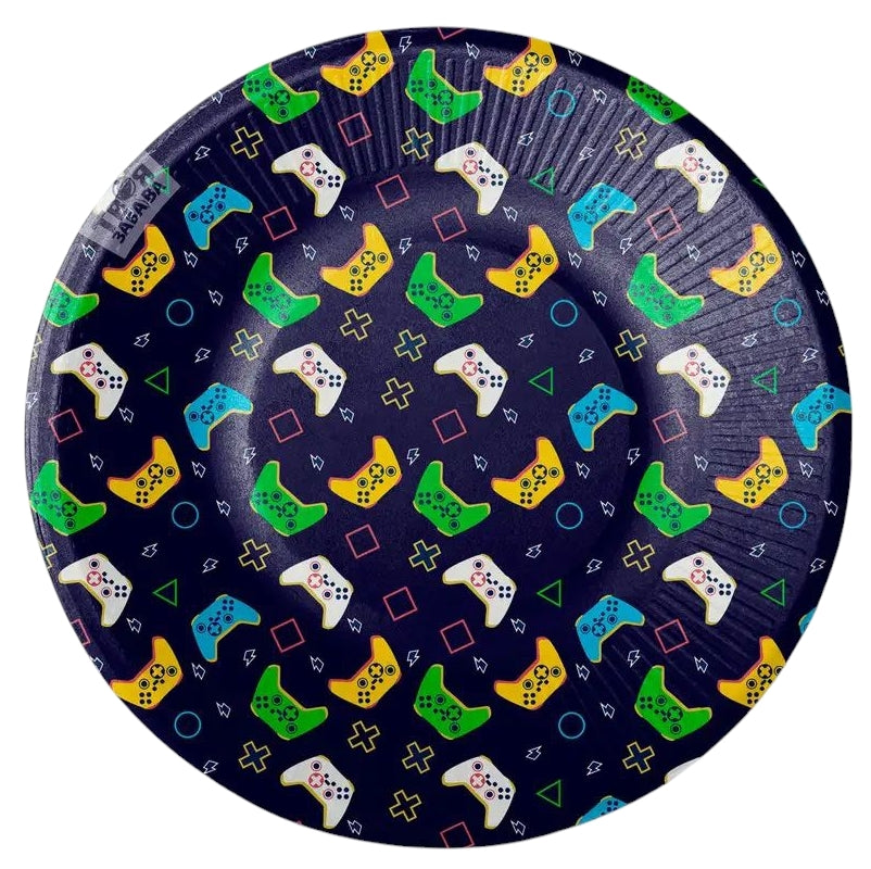 Tvoya Zabava Gamer Paper Plates, 18 cm, 10 pcs