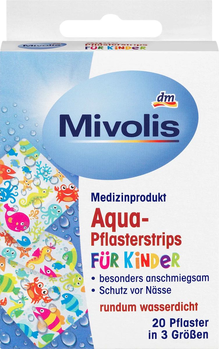 Mivolis Kids' Adhesive Bandages, 20 pcs