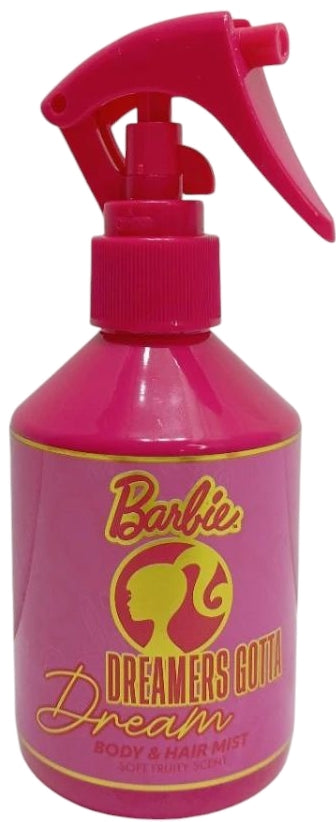 Barbie Dreamers Gotta Kids' Perfumed Hair & Body Spray, 200 mL