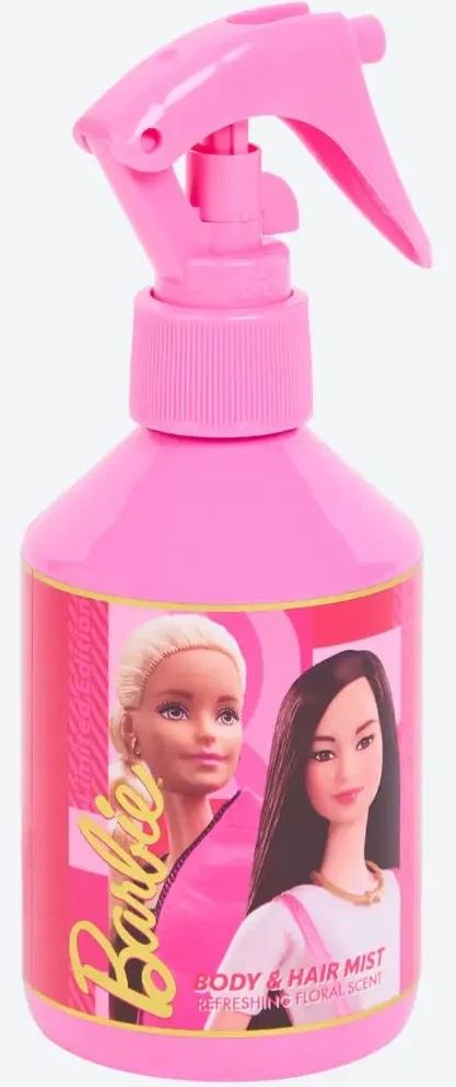 Barbie Kids' Perfumed Hair & Body Spray, 200 mL