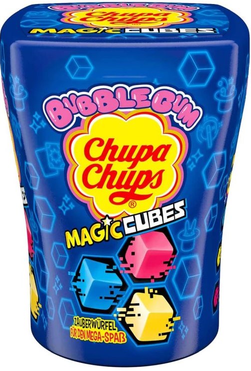 Chupa Chups Magic Cubes Bubble Gum, 86 g