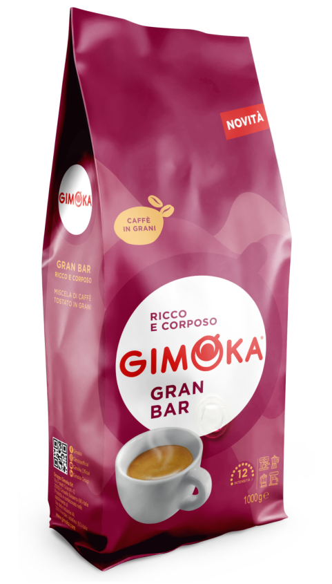 Gimoka Gran Bar Whole Bean Coffee, 1 kg
