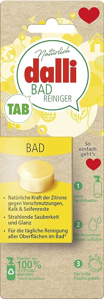 Dalli Bathroom Cleaner Tablet, 4 g