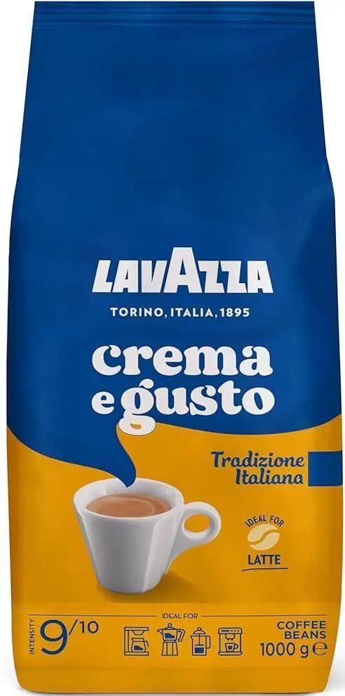 Lavazza Crema e Gusto Tradizione Italiana Coffee Beans, 1 kg