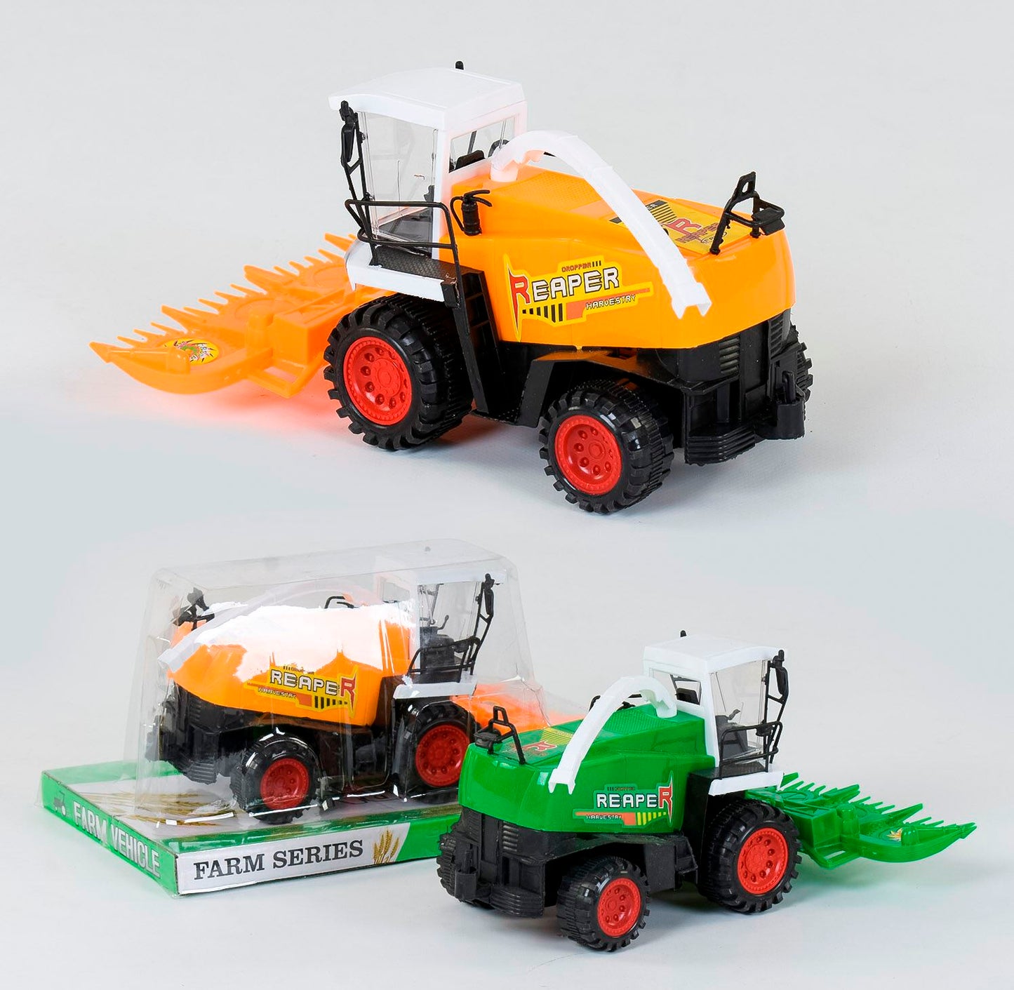 0488-81 Friction-Powered Combine Harvester Toy