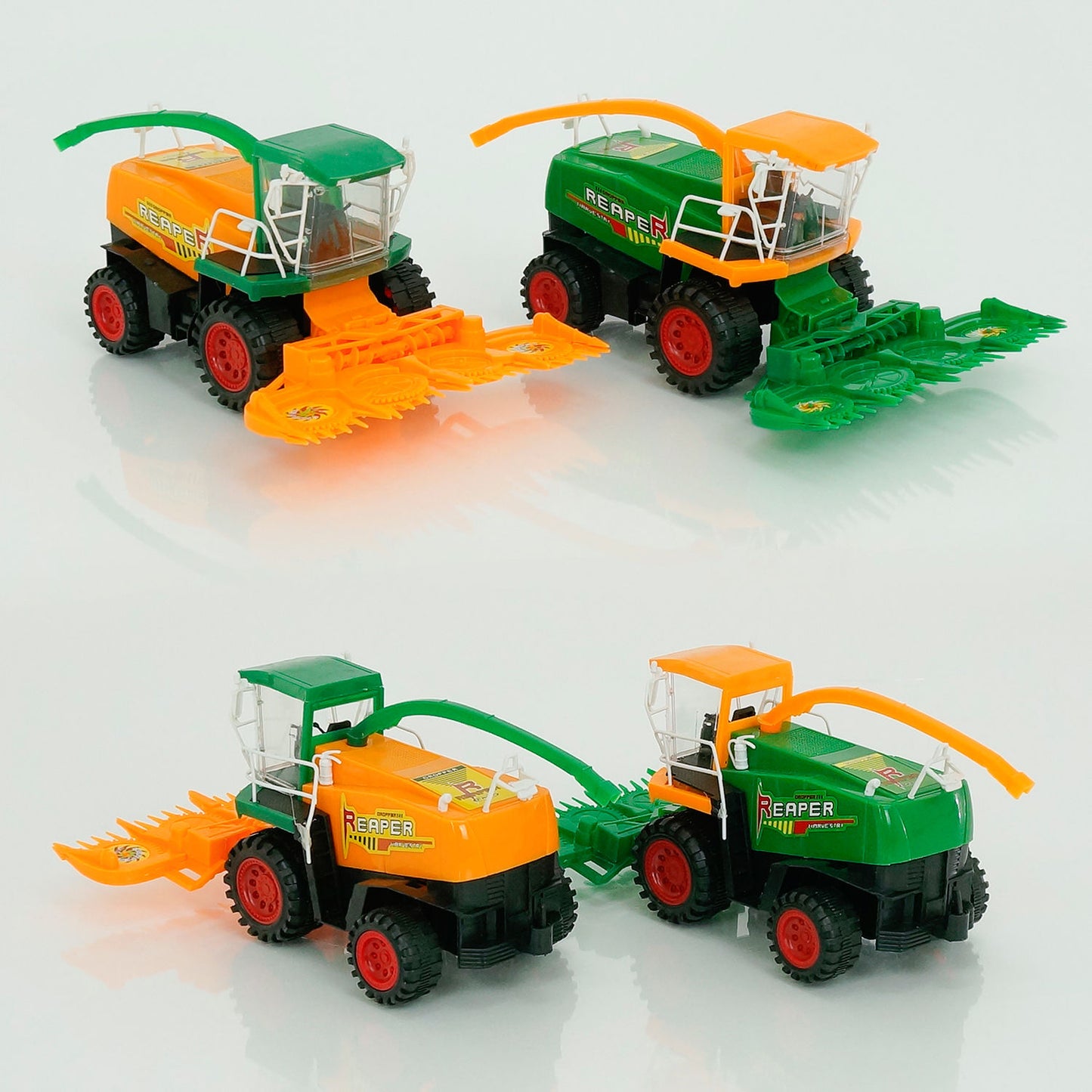 0488-81 Friction-Powered Combine Harvester Toy - Image 2