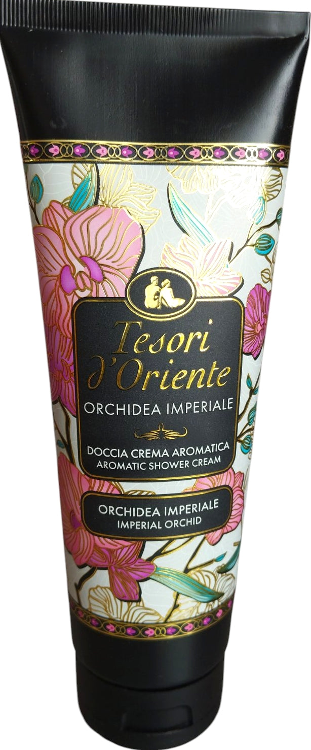 Tesori d'Oriente Imperial Orchid Perfumed Shower Cream Gel, 250 mL - Image 2