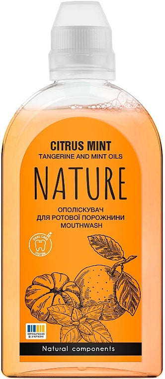 Bioton Cosmetics Nature Citrus Mint Mouthwash, 350 mL