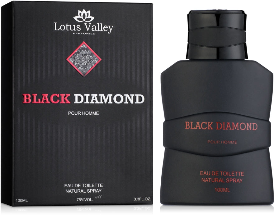 Lotus Valley Black Diamond Men's Eau de Toilette, 100 mL