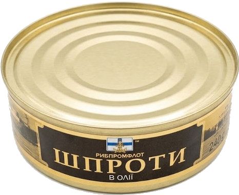 Rybpromflot Sprats in Oil, 240 g