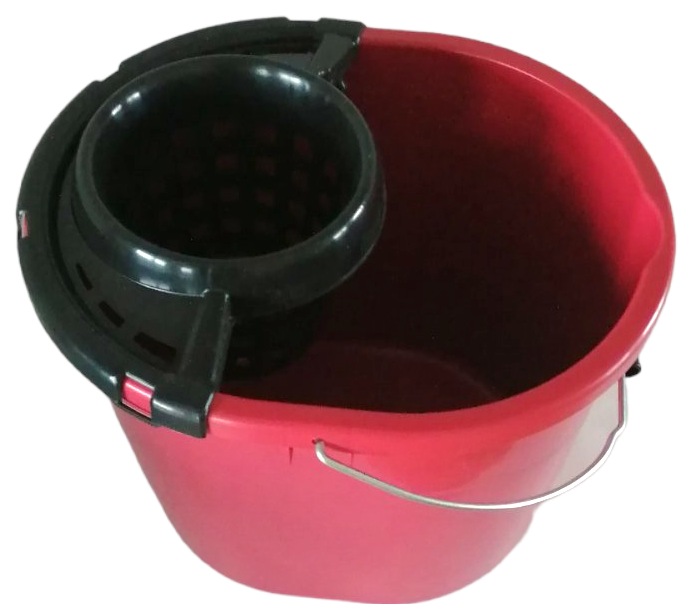 Plastic Mop Bucket with Wringer, 12 L - Image 2